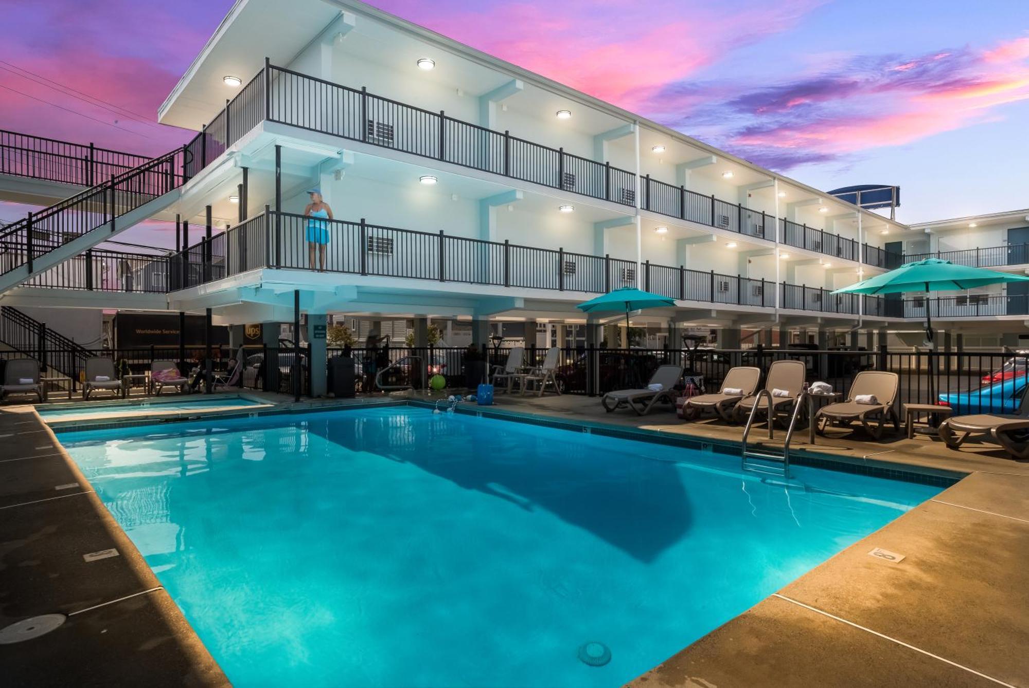 Hotel Cabana Oceanfront/Boardwalk 北怀尔德伍德 外观 照片